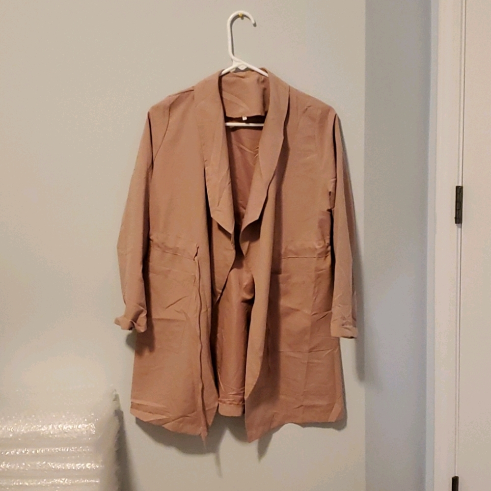 Drawstring Detail coat